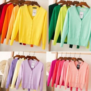 Womens Cardigan Long Sleeve Ladies Knitted Top Outwear Cardigans Plus Size 8-24