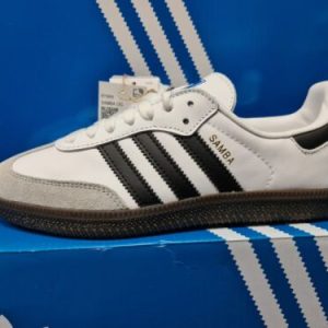 Adidas Samba OG White, B75806. Youths/Womens UK Sizes 5, 5.5, 6, 6.5