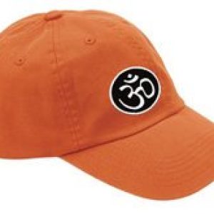 AUM Yoga Meditation Symbol Ladies Garment Washed OM Hat Cap