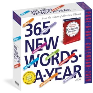 365 New Words-A-Year Page-A-Day® Calendar 2026: From the Editors of Merriam-Webster Calendar – Day to Day Calendar, August 12, 2025