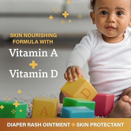 A+D Original Diaper Rash Ointment Prevents & Treats Diaper Rash, Moisturizing Skin Protectant with Vitamins A & D, Healing Skin Ointment for Dry and Cracked Skin 4oz - Image 3