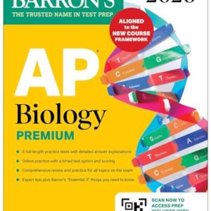 AP Biology Premium, 2026: Prep Book with 6 Practice Tests + Comprehensive Review + Online Practice (Barron’s AP Prep) Premium Edition