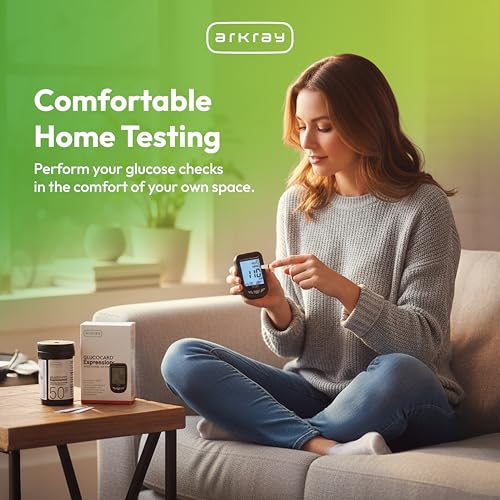 ARKRAY GLUCOCARD Expression Blood Glucose Test Strips - No Coding, 0.8 Microliter & Fast 6-Second Results - Compatible with GLUCOCARD Expression Blood Glucose Meter - 50 Count - Image 8