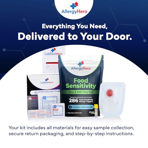 AllergyHero Comprehensive Food Sensitivity Test Kit for Adults & Kids – Easy At-Home Use, Evaluates 286 Foods & Beverages and Identifies Dietary Triggers, Helps with Precise Dietary Choices & Wellness - Image 6