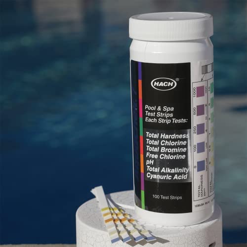 AquaChek 7-Way Pool and Spa Test Strips - Silver Pool Test Strips For pH, Total Chlorine, Free Chlorine, Bromine, Alkalinity, Total Hardness, and Cyanuric Acid - Water Quality Testing Kit (100 Strips) - Image 3