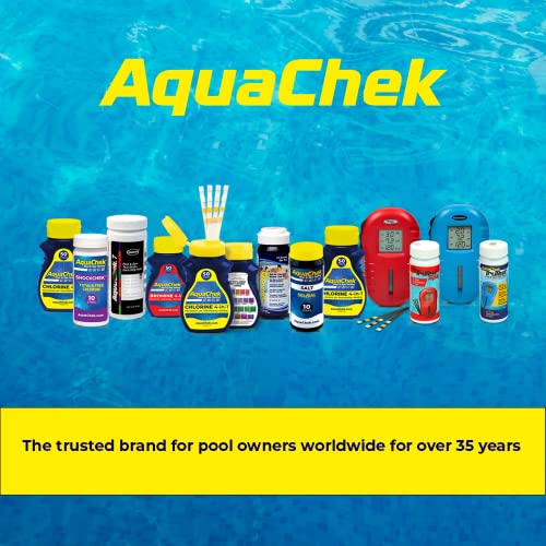 AquaChek 7-Way Pool and Spa Test Strips - Silver Pool Test Strips For pH, Total Chlorine, Free Chlorine, Bromine, Alkalinity, Total Hardness, and Cyanuric Acid - Water Quality Testing Kit (100 Strips) - Image 5