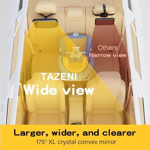 Baby Car Mirror for Baby Hook Clip Design Never Shake Baby Mirror for Car Seat Mirror Rear Facing Newborn Essentials Easy Install Back Seat Mirrors for Car ShatterProof Crash Tested Baby Shower Gifts - Image 5