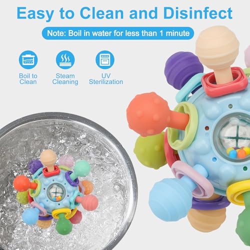 Baby Montessori Sensory Toys for 0-6 6-12 Months, Baby Teether Teething Toys for Babies 0 3 6 9 12 18 Months, Newborn Infant Learning Developmental Toys Gifts for 1 2 Year Old Boys Girls - Image 7