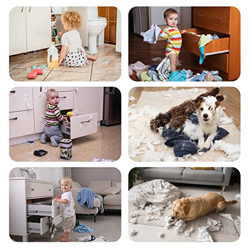 Baby Proofing Cabinets,Cabinet Locks for Babies,U-Shaped Child Locks for Cabinets, Child Proof Cabinet Latches,Child Safety Cabinet Locks with Adjustable by SPISPI (Pack of 2) - Image 6