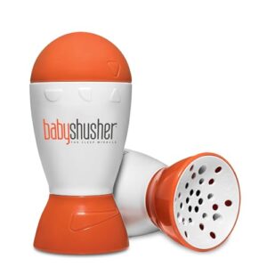 Baby Shusher Portable Sound Machine – Mom-Like ‘Shh!’ Sound for Baby, Sleeping Soother, Newborn Essentials for Crib, Battery Operated Hush, Travel Friendly, Shower & Registry Gift – 1 Count