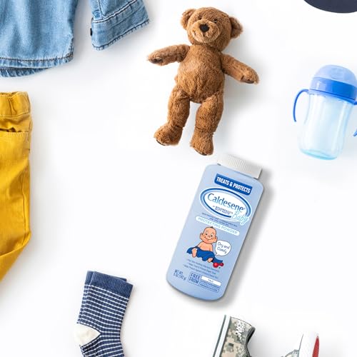 Caldesene Dry & Comfy Baby Powder with Zinc Oxide & Cornstarch, Free from Talc & Preservatives, 5 Oz. - Image 7