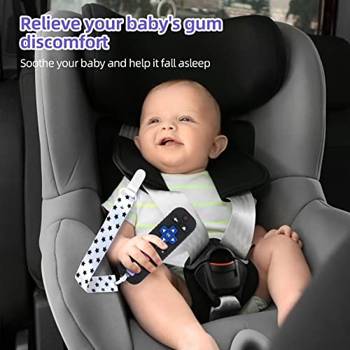 Chuya Baby Teether Toy Chew Toys for Babies 3-24 Months TV Remote Control Shape Teething Relief for Infants (Black) - Image 7