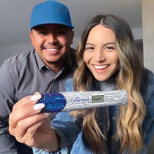 Clearblue Bedazzled Pregnancy Announcement Keepsake Stick 1ct; Unique and Memorable Reminder for Sharing Special Moments on Social Media - Image 3
