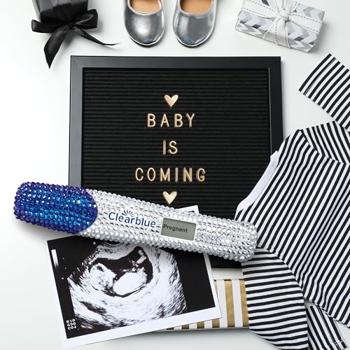Clearblue Bedazzled Pregnancy Announcement Keepsake Stick 1ct; Unique and Memorable Reminder for Sharing Special Moments on Social Media - Image 4