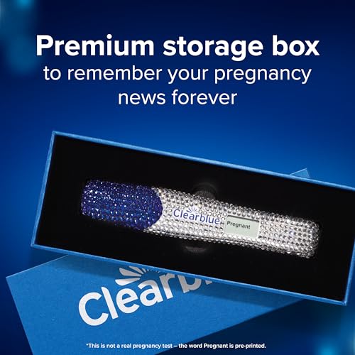Clearblue Bedazzled Pregnancy Announcement Keepsake Stick 1ct; Unique and Memorable Reminder for Sharing Special Moments on Social Media - Image 6