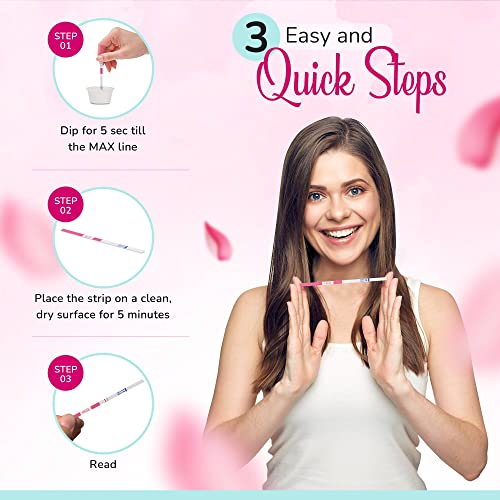 Clinical Guard 25 Pregnancy Tests Strips - Sensitive & Accurate Measurement Within 5 mins - Early Detection Pregnancy Test Strip - Easy to Use for Home Tests - HCG Test Strip - Image 3