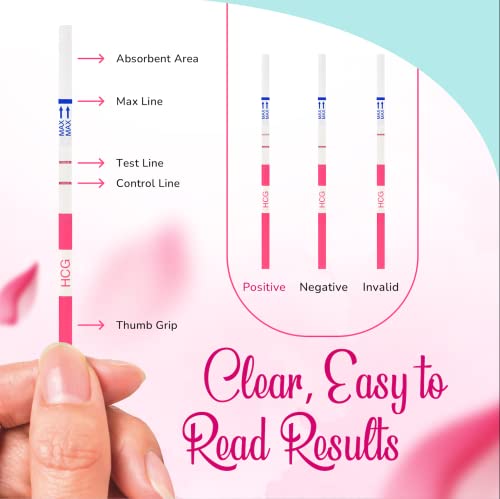 Clinical Guard 25 Pregnancy Tests Strips - Sensitive & Accurate Measurement Within 5 mins - Early Detection Pregnancy Test Strip - Easy to Use for Home Tests - HCG Test Strip - Image 5