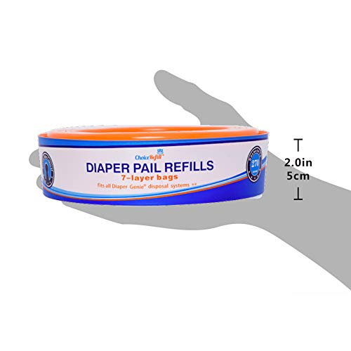 Compatible with Diaper Genie Pails, 4-Pack, 1300count - Image 3