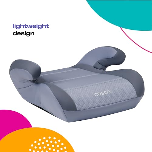 Cosco Topside Backless Booster Car Seat, Lightweight Booster Seats for Cars 40-100 lbs, Backless Booster Seat for Car, Leo - Image 5