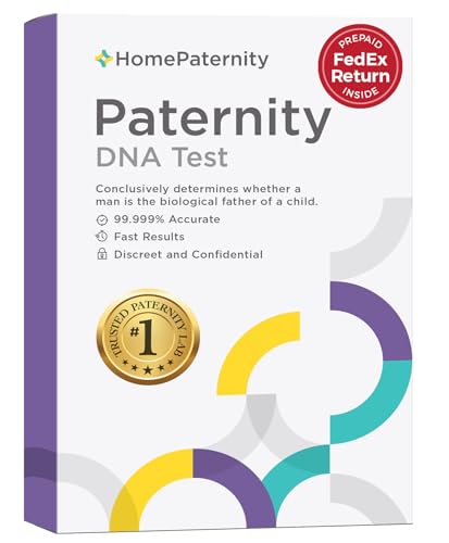 DNA Paternity Testing for Child and Father, FedEx Return, Over 99.99% Confidence, All Fees Included, Fast Results