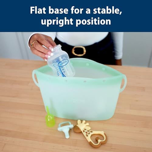 Dr. Brown's Microwave Steam Sterilizer Bag for Baby Bottles, Breast Pump Parts & Other Toddler Accessories, 100% Silicone, Reusable Sterilizing Bag - Image 6
