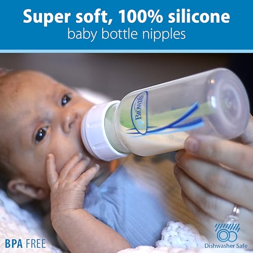 Dr. Brown's Natural Flow Baby Bottle Nipple Level T - Newborn, Slower Flow - 6pk - 0m+ - Image 7