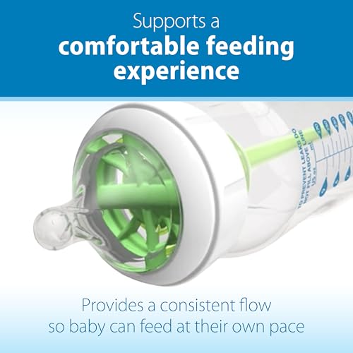 Dr. Brown’s Natural Flow® Level 2 Wide-Neck Baby Bottle Silicone Nipple, Medium Flow, 3m+, 100% Silicone Bottle Nipple, 6 Pack - Image 6