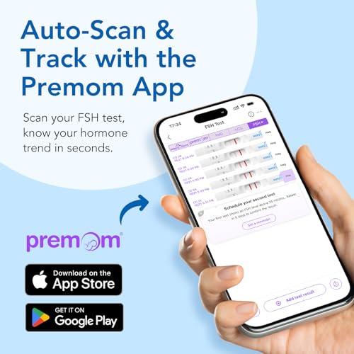 Easy@Home FSH Test Kit for Women - at-Home Hormone & Cycle Tracking with Premom App | Midstream Urine Test for Female Hormone Tracking | Reliable & Quick Results | 5 Tests - Image 8