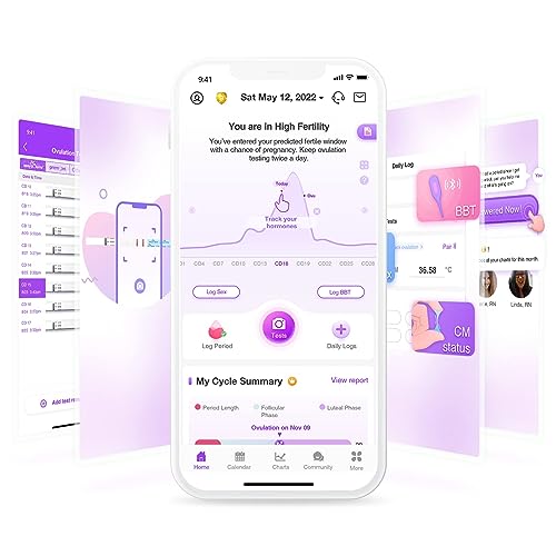 Easy@Home Ovulation Test Strips (50-Pack), FSA Eligible Ovulation Predictor Kit, Powered by Premom Ovulation Calculator iOS and Android APP, 50 LH Tests - Image 7