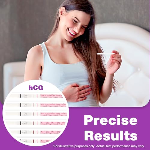Easy@Home 40 Pregnancy Test Strips with 40 Urine Cups: Accurate Early Detection - Sensitive & Fast Clear Results - Designed for Women Trying to Conceive | 40 hCG Pregnancy Strips+ Urine Cups - Image 4