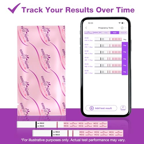 Easy@Home 40 Pregnancy Test Strips with 40 Urine Cups: Accurate Early Detection - Sensitive & Fast Clear Results - Designed for Women Trying to Conceive | 40 hCG Pregnancy Strips+ Urine Cups - Image 7