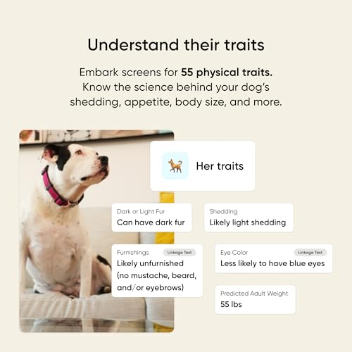 Embark Breed & Health Kit - Dog DNA Testing Kit - Discover Breed, Ancestry, Relative Finder, Genetic Health, Traits, Allergy Risk Scores - Image 5