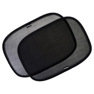 Enovoe Car Window Shades for Baby (2 Pack) – 21×14 Inches Sun Shade Blocker, Cling – Glare Shield and UV Rays Protection for Your Child – Side Windows Screens for SUV- Mesh Window Shades for car Baby