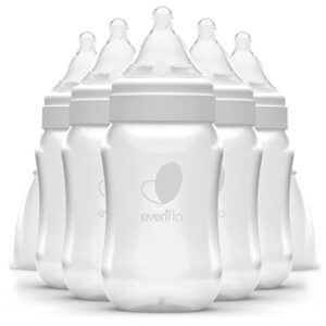 Evenflo Feeding Premium Proflo Venting Balance Plus Wide Neck Baby, Newborn and Infant Bottles – Helps Reduce Colic – 9 Ounce (Pack of 6)