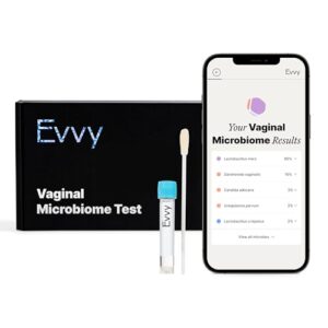 Evvy Vaginal Health Test | at-Home Microbiome Test for BV, Yeast Infection, Ureaplasma & More | Discreet Results in 7–10 Days | Clinician-Reviewed Report & Rx Options