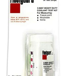 Fleetguard CC2602 Coolant Test Kit, 3-Way Test Strip, 50/bottle