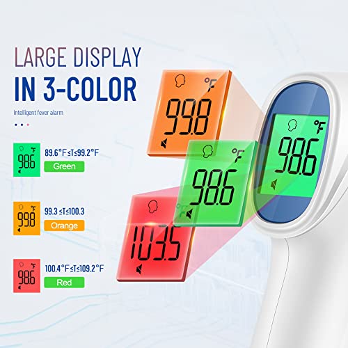 Forehead Thermometer for Adults and Kids, Digital Baby Thermometer with Fever Alarm, Fast Accurate Results, Home Medical & Nurse Essentials - Image 4