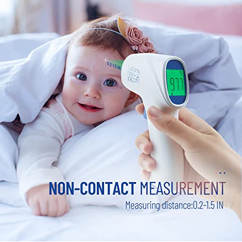 Forehead Thermometer for Adults and Kids, Digital Baby Thermometer with Fever Alarm, Fast Accurate Results, Home Medical & Nurse Essentials - Image 8