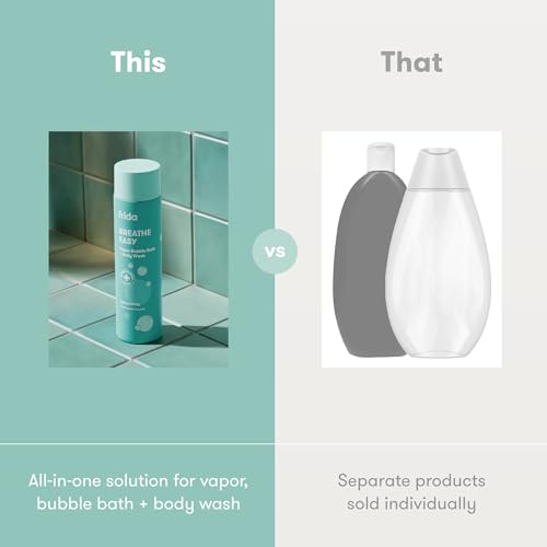 Frida Baby Eucalyptus Vapor Baby & Kids Bubble Bath + Body Wash, Toddler & Baby Body Wash, Dermatologically Tested, Tear-Free, Hypoallergenic, Safe for Skin, Super Sudsy, 10oz - Image 7