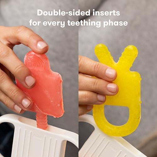 Frida Baby Silicone Teething Toys, 4-in-1 Teether for Babies & Infants, Teething Relief for 0-18 Months, Not-Too-Cold-to-Hold Baby Teether, BPA-Free - Image 5