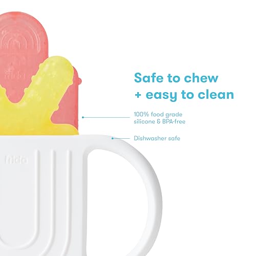 Frida Baby Silicone Teething Toys, 4-in-1 Teether for Babies & Infants, Teething Relief for 0-18 Months, Not-Too-Cold-to-Hold Baby Teether, BPA-Free - Image 7