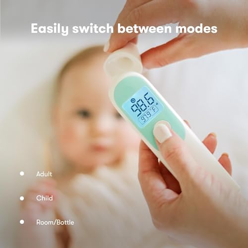 Frida Baby Thermometer, 3-in-1 Infrared Thermometer for Ear, Forehead & Touchless, Fever Thermometer for Baby, Infants, Toddlers, Kids & Adults - Image 5