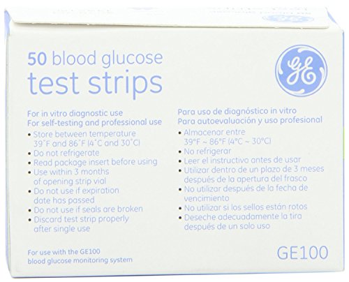 GE100 Blood Glucose Test Strips - 4/Boxes of 50 Strips = 200/Total Strips - Image 4