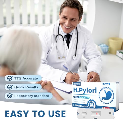H Pylori Test Kit – 2 PCS H. Pylori Test, H-Pylori Stool (Antigen) Self-Test for Home Use, 99.9% Accurate, Fast 10-15 Min Results, Easy to Use, No Lab Needed - Image 6