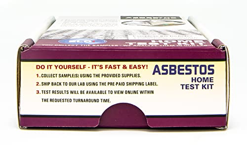 Home Test Kits Asbestos 1 PK (5 Bus. Days) Return Ground Shipping Included - Image 4