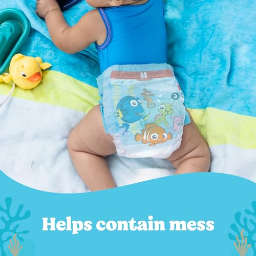 Huggies Little Swimmers Disposable Swim Diapers, Size 5-6 (32+ lbs), 17 Ct - Image 6