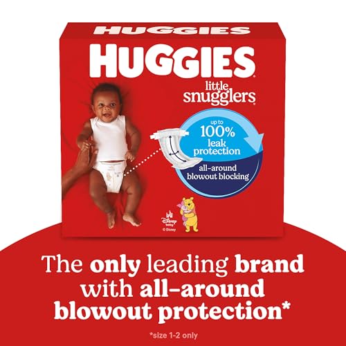 Huggies Newborn Diapers, Little Snugglers Baby Diapers, Size Preemie (up to 6 lbs), 30 Count - Image 3