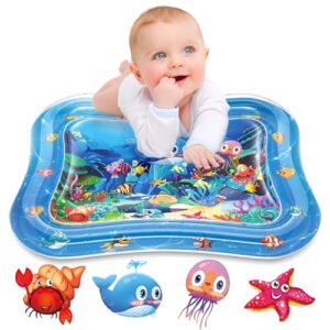 Infinno Inflatable Tummy Time Mat Premium Baby Water Play Mat for Infants and Toddlers Baby Toys for 3 to 24 Months, Strengthen Your Baby’s Muscles, Portable