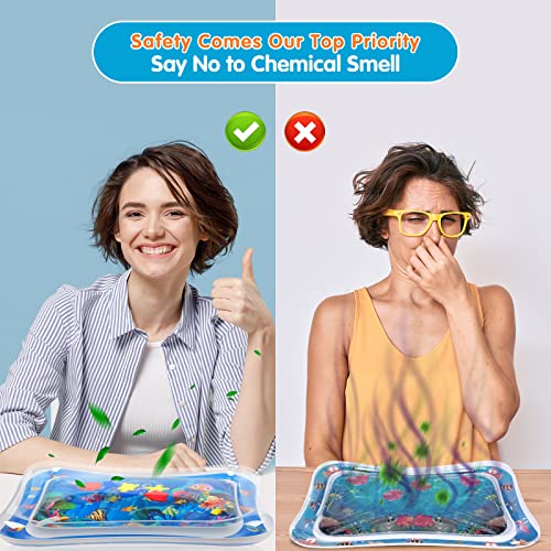 Infinno Inflatable Tummy Time Mat Premium Baby Water Play Mat for Infants and Toddlers Baby Toys for 3 to 24 Months, Strengthen Your Baby's Muscles, Portable - Image 7