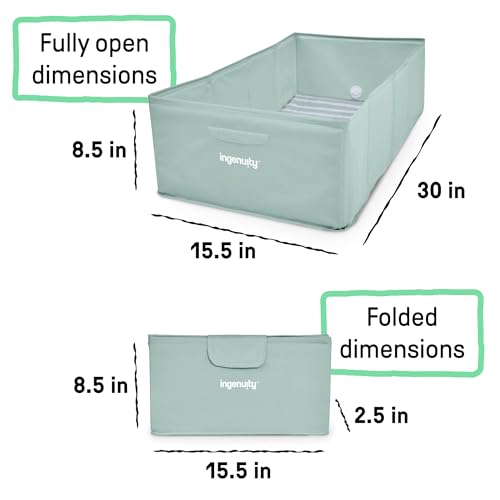 Ingenuity Tuckaway Toddler Folding Tub, Converts Shower to Tub, Folds to Store, Easy to Clean, No Assembly Required, Portable Baby Bathtub for Travel, 12M-5Y - Image 4